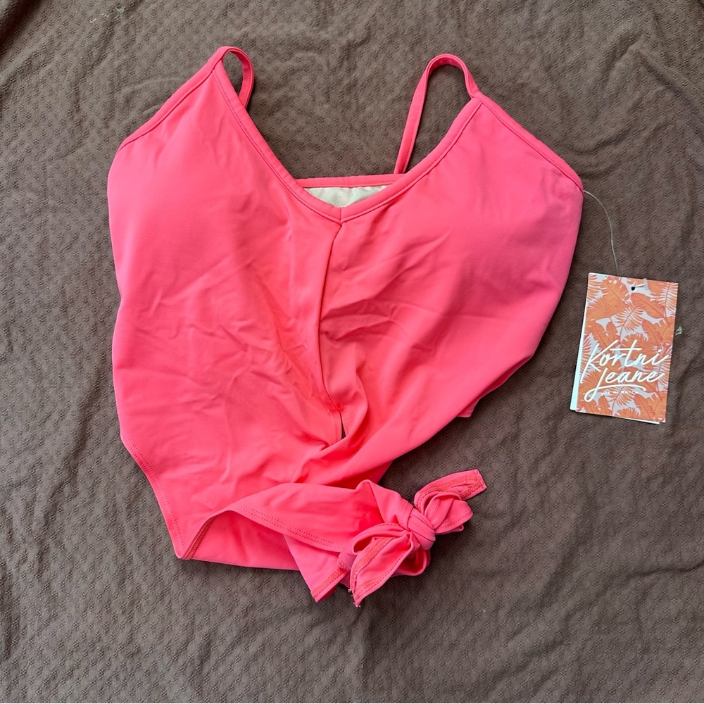 NWT Fruit Punch Tied up swim top